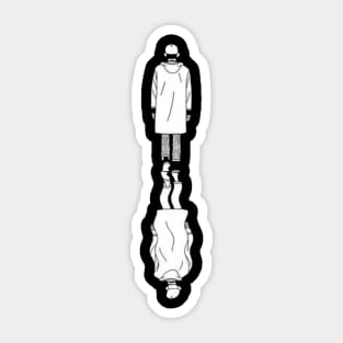 Walking Alone Sticker